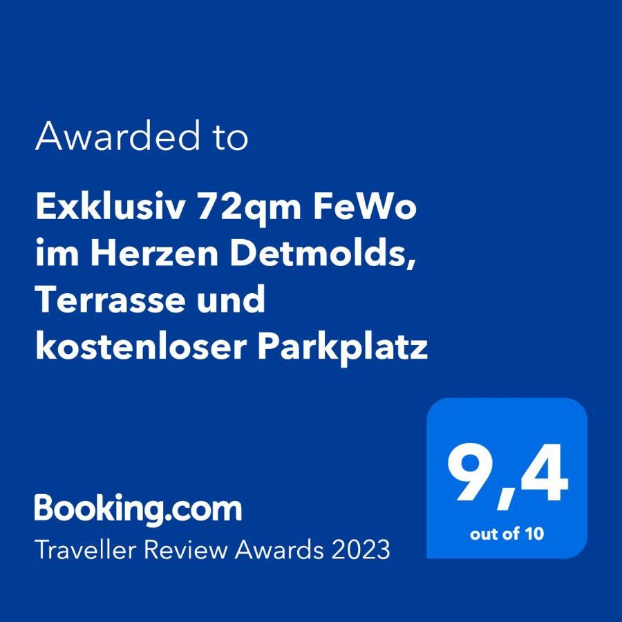 Exklusiv 72Qm Fewo Im Herzen Detmolds, Terrasse Und Kostenloser Parkplatz 外观 照片